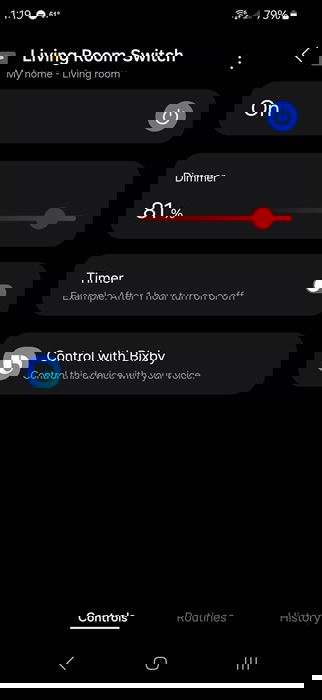 Adding the smart switch to SmartThings.