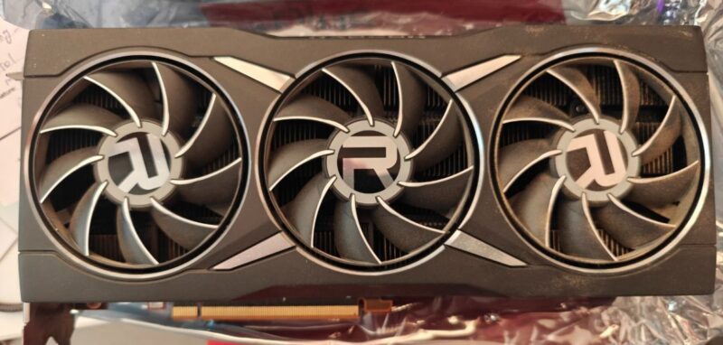 An image of the AMD Radeon RX 6800 XT graphic card, an extremely popular and value-for-money budget graphic card.