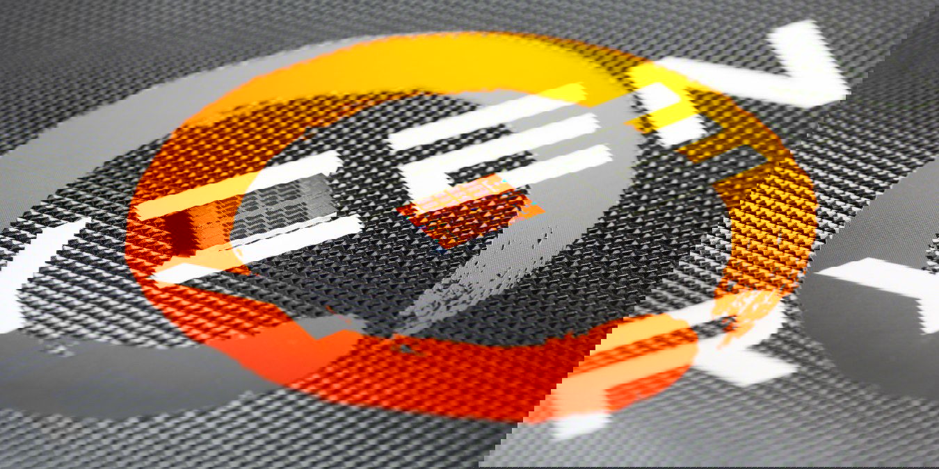 AMD Ryzen logo close up