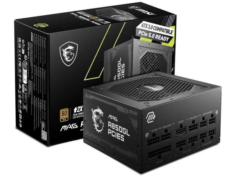 MSI A850GL power supply