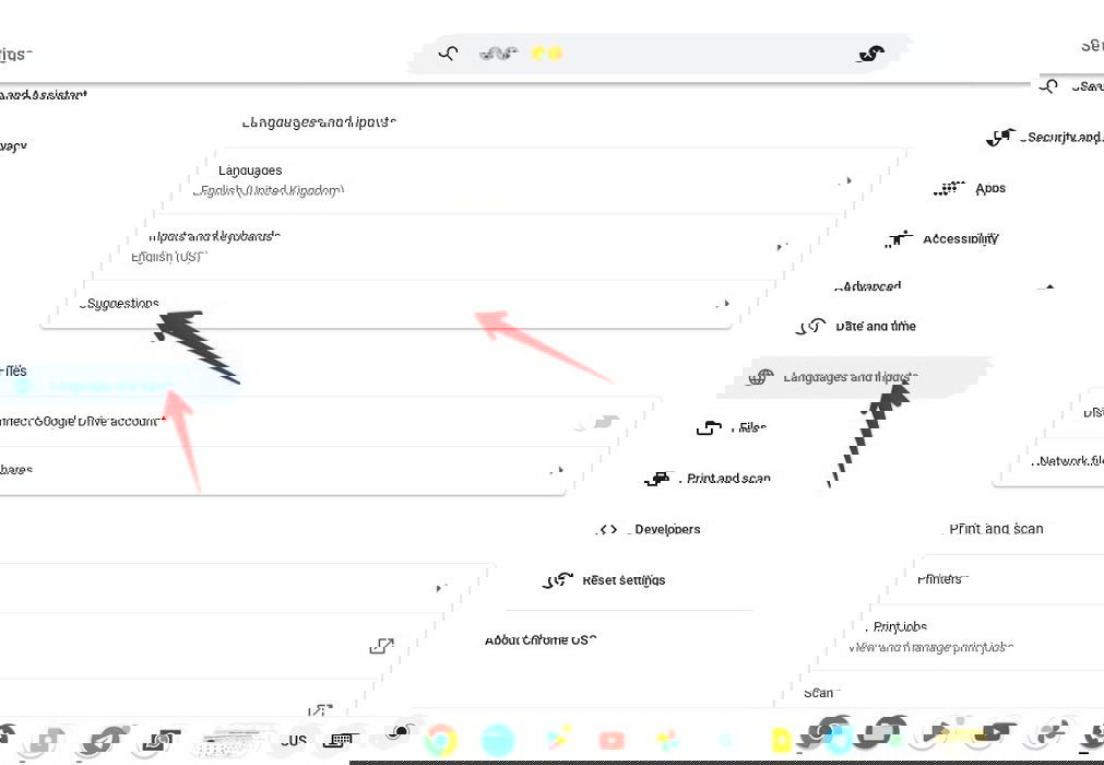 Enabling emoji "Suggestion" on Chromebook. 