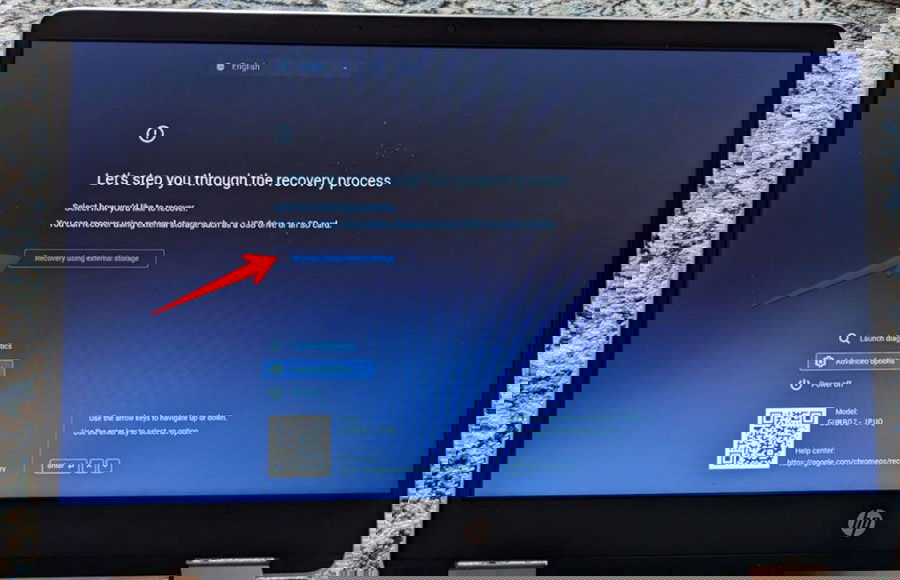 Chromebook Recover Using External Storage 1