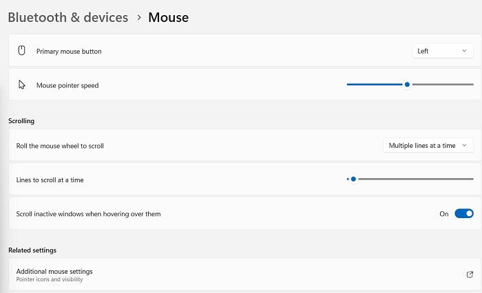 Common Windows Problems Solution Mouse Settings
