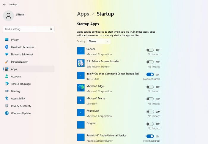 Common Windows Problems Solution Startup Apps