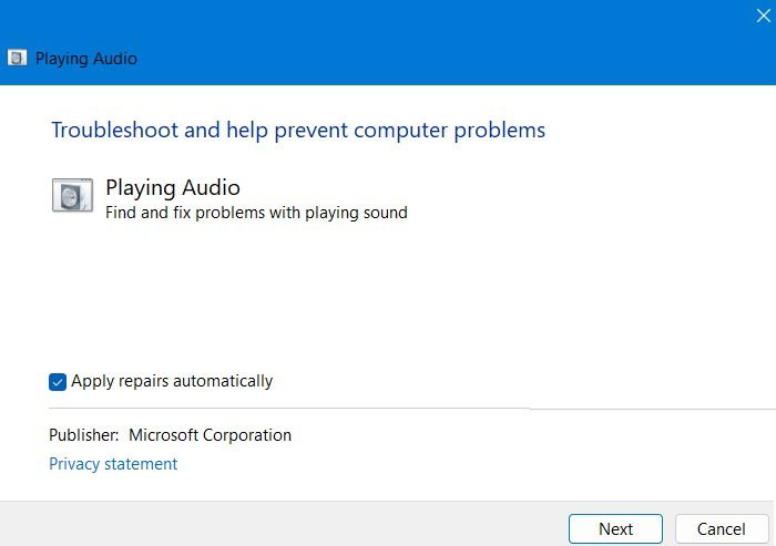 Common Windows Problems Solution Troubleshoot Playing Audio