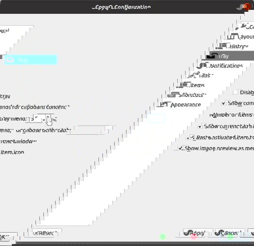 Copyq Clipboard Turbo Boost More Tray Entries