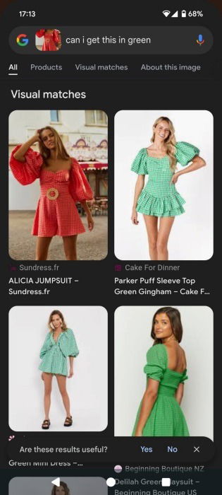 Question matches on image using Google's Circle to Search function. 