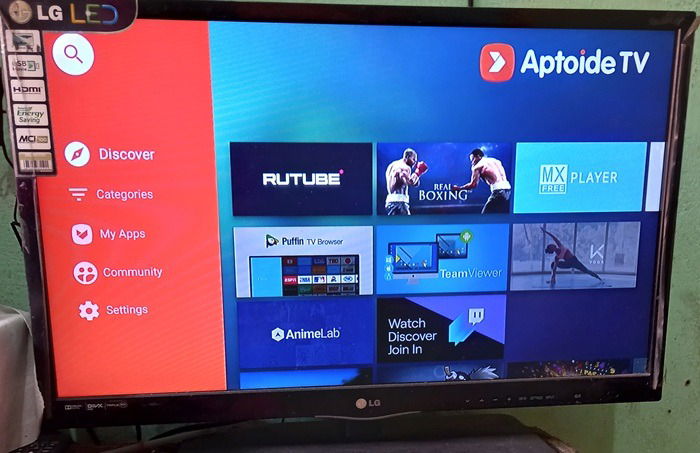 Aptoide TV has many apps that you won't find on Google Play.