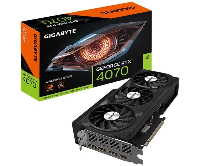Gigabyte RTX 4070 graphics card
