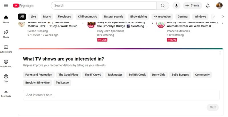 Respond to YouTube questions.