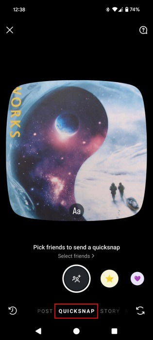 Creating Quicksnap from Instagram app feed.