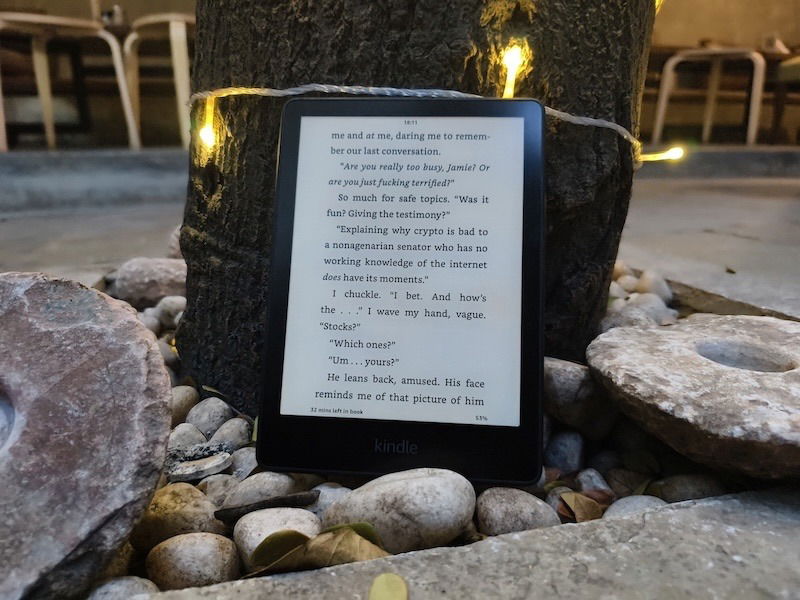 Kindle Showing Text On A Page