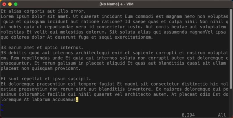Macvim Text Editor