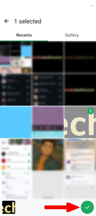 Media Selection In Whatsapp Status