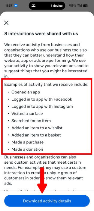 Metas Shared Interactions