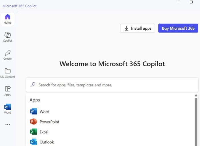 Micrsosoft 365 Copilot is the new hub for Word, Excel, PowerPoint, and Outlook.