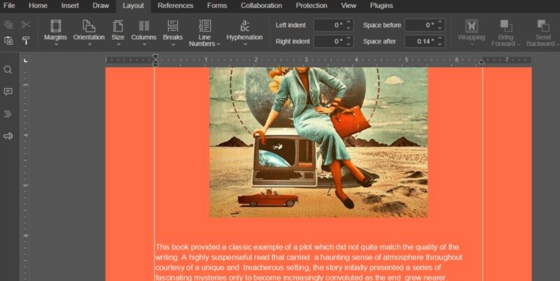 Creating new PDF in ONLYOFFICE PDF.