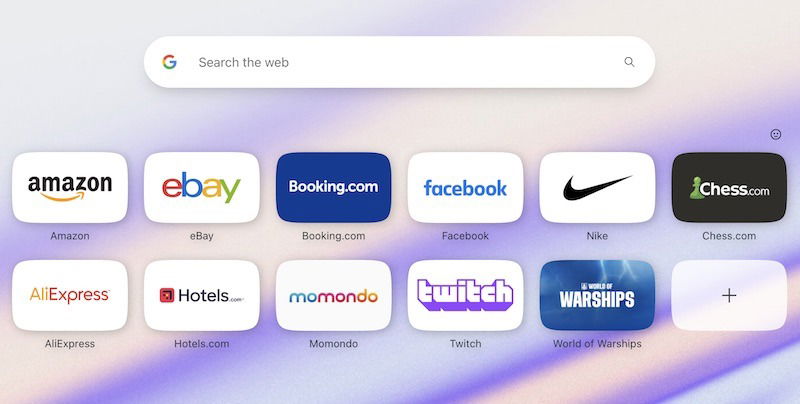 Opera Browser Homepage