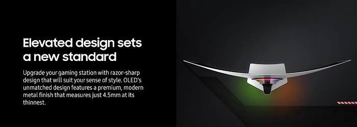 Samsung Odyssey Curved Gaming Monitor Elevated Design