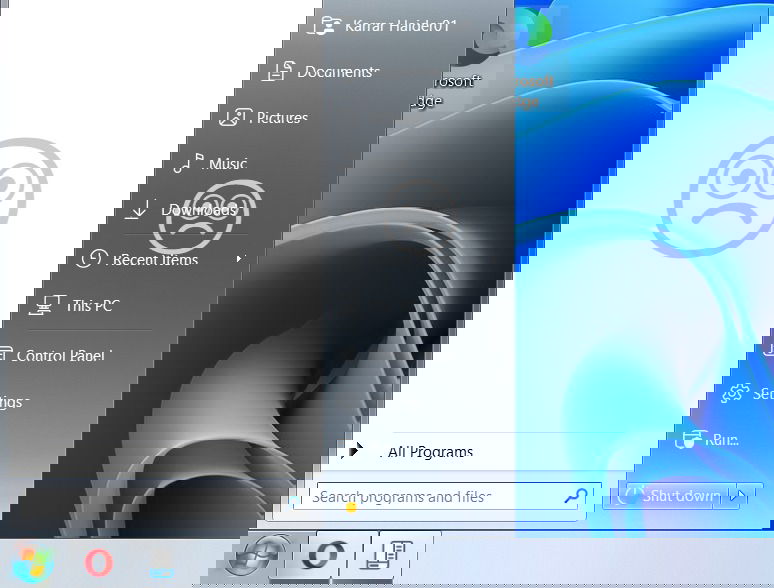 Startallback Start Menu edited