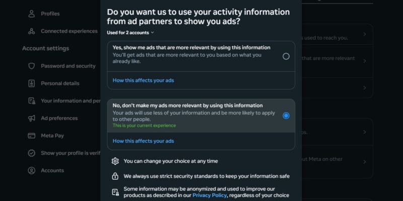 Dont Make Ads More Relevant By Using Info