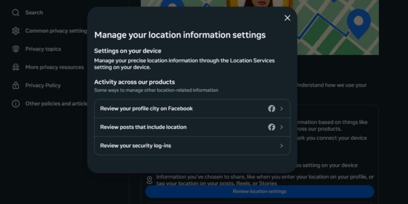 Location Review Settings