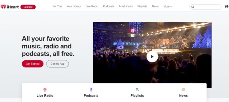Finding new things to listen to on iHeartRadio.