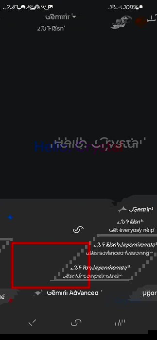 Accessing Gemini Advanced free pro models.