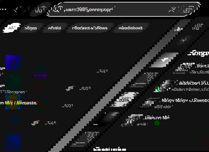 Using Spotify tips and tricks to search better.