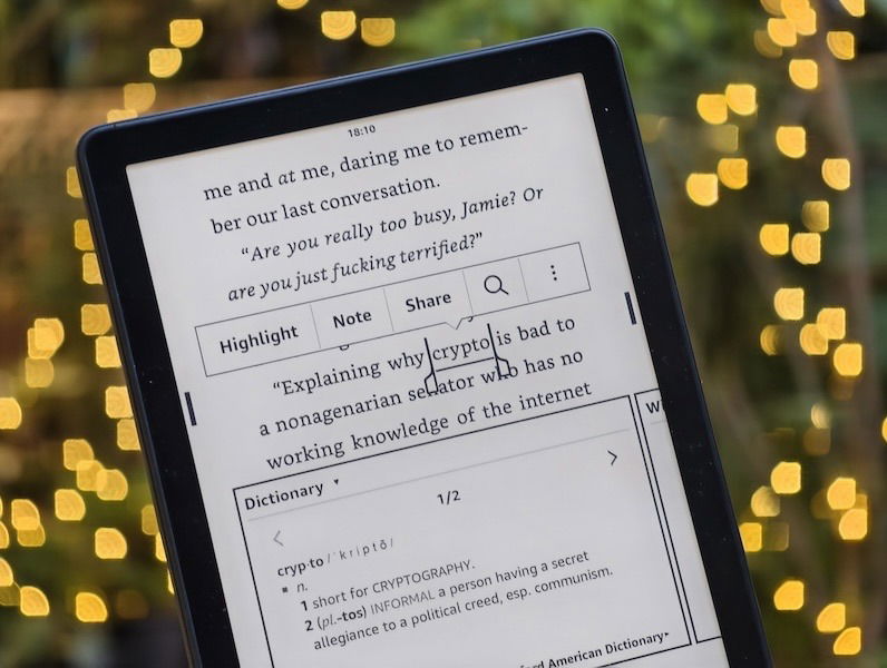 Vocabulary Feature On Kindle