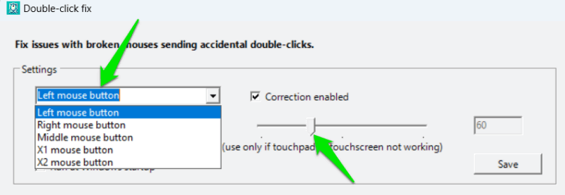 Adjusting Mouse Debounce in DoubleClickFix