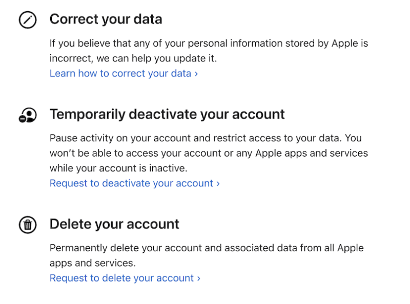 Apple Id Delete Account