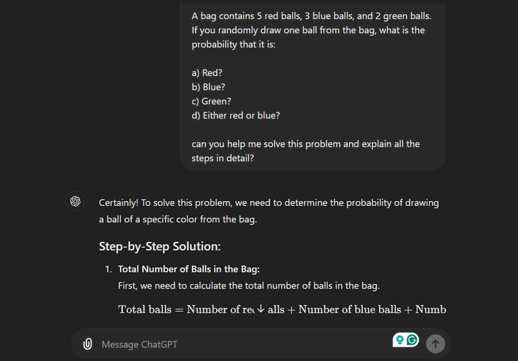 Chatgpt Solving A Problem