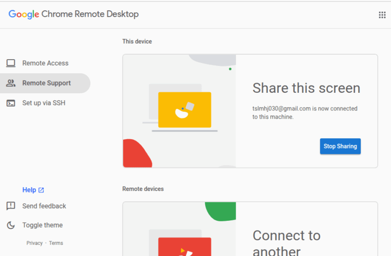 Chrome Desktop Interface On Linux