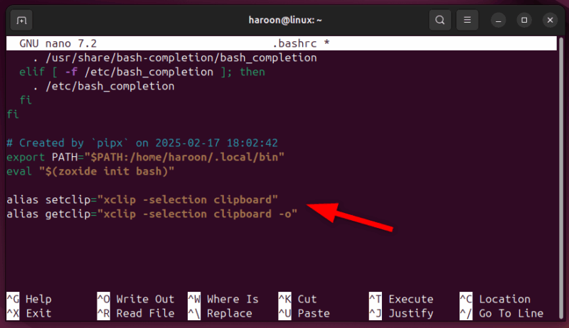 Creating Aliases For Xclip Commands