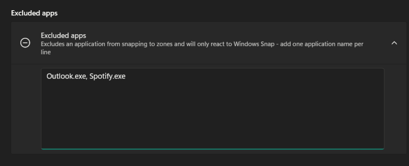 Fancyzones Dual Monitor Exceptions