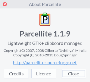 linux-clipboard-parcellite