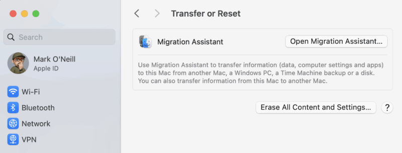 Macos Erase All Contents And Settings