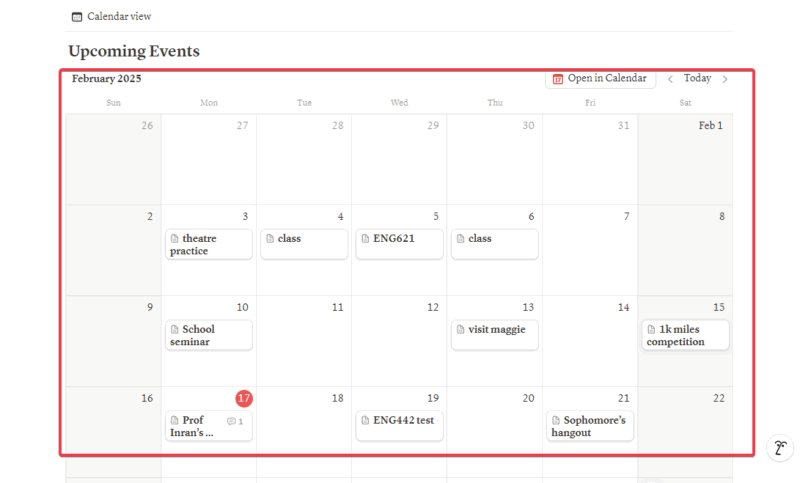 Mastering Your Schedule Notion