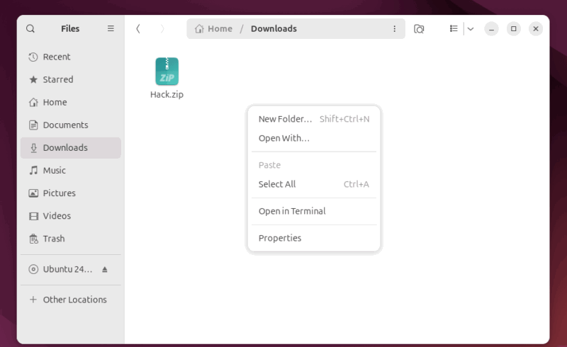 Nautilus File Manager Options In Ubuntu