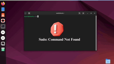 Sudo Command Not Found Error Feature