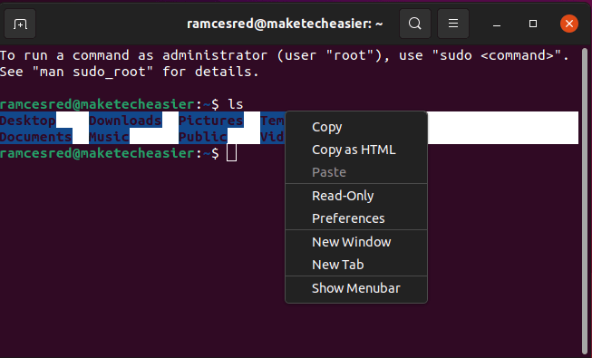 Terminal Output File 06 Gnome Copy Output Html
